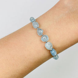 Браслет из Аквамарина 17,5 см +