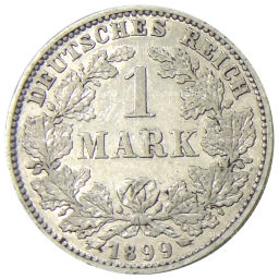 1 марка 1899 года E Германия