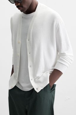 100% HEMP CARDIGAN - Zara фото 8