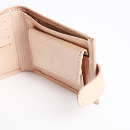 Кошелёк на кнопке, TEXTURA, цвет пудра  фото 7