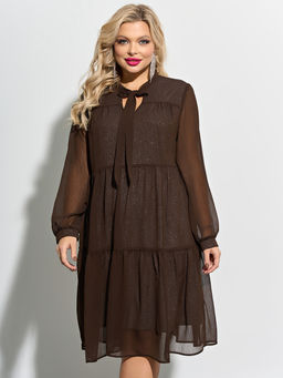 Платье 0060-2а шоколад - Aquarell фото 8