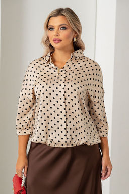 Блузка МД-24-16 горох - Took a look фото 2