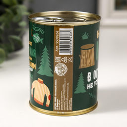 Носки мужские в банке «Настоящий мужик», подарочные, чёрные, 43-45 р-р