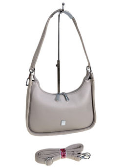 Женская сумка из искусственной кожи, цвет серо-белый