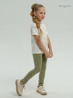 Костюм Мулан бордовые тюльпанчики-оливка - Sovalina фото 13