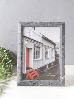 Фоторамка пластик формат А4 см "Моррис" тёмно-серый 29,8х25х2 см