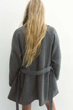 Abrigo de fieltro con cinturon - H&m фото 4