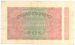 Банкнота 20000 марок 1923 года Германия