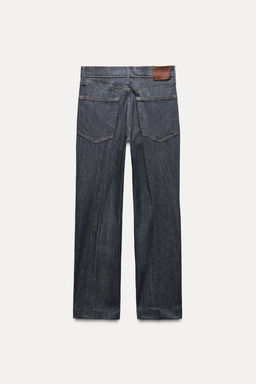 ZW COLLECTION BOOTCUT HIGH-WAIST CROPPED JEANS - Zara фото 8