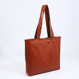 Сумка-шопер на магните, цвет коричневый - Simaland фото 3