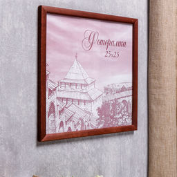 Фоторамка для фото 25×25 см Tonga, сосна, (пластиковый экран), венге