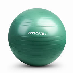 Фитбол 70см ROCKET Антивзрыв, цвет зелёный (70-75см1000г)