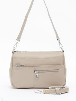 Сумка женская кожаная 2041-9NN beige Natale Navetta  в Новосибирске