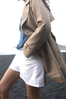 BELTED KNEE-LENGTH TRENCH COAT - Zara фото 3