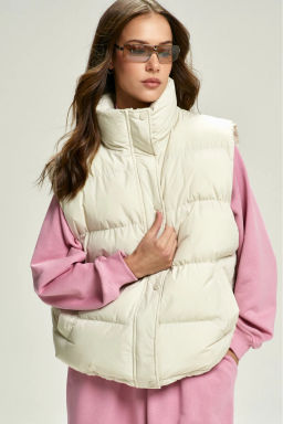 Жилет матовый Cream - Erist store фото 5