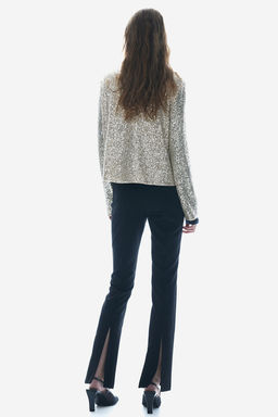 Sequined turtleneck top - H&m фото 4