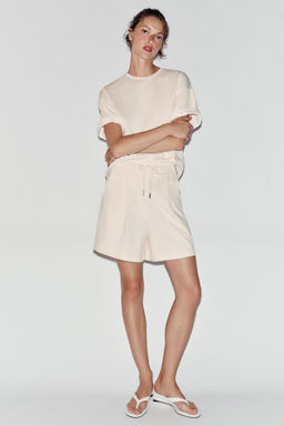 BERMUDA HEAVY COTTON PLIEGUES / Crudo