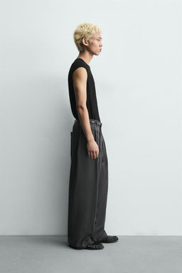 CAMISA TANK RELAXED FIT 100% BAMB? / Negro - Zara фото 4