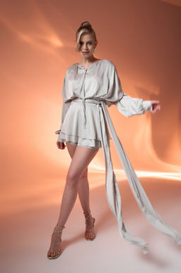 Платье Муза (жемчужный) - Эльза фото 26