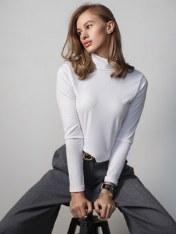 Водолазка женская с горлом КВ200 Белый от фабрики Спортсоло
