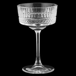 "Elysia" Бокал стеклянный 260мл, д10см, h17см, для шампанского, набор 4шт, цветная коробка, Pasabahce (Россия)