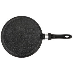 Сковорода блинная с тефлоновым покрытием д26см Гранит Induction, h2см, s0,3см, ручка из термостойкого пластика (Россия) Подходит для всех видов плит, включая индукционную. - Домашняя Мода фото 4