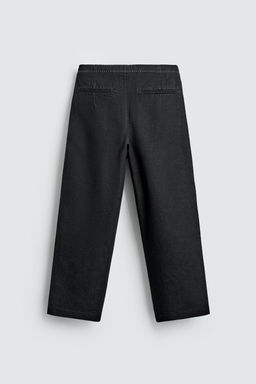 PANTAL?N CHINO DENIM PESPUNTES CONTRASTE / ?ndigo - Zara фото 9
