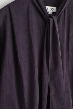 BLUSA FLUIDA CON DETALLE DE PA?UELO - H&m фото 6