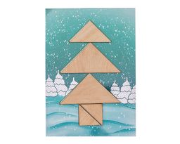 Мировая головоломка Танграм с набором карточек Кроха - Smiledecor фото 11