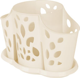 Цена за 2 шт. Сушилка для столовых приборов 3х-секционная 177х110х130 мм молочный туман PT4058