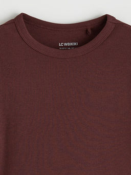 Bisiklet Yaka K?z ?ocuk Ti??rt