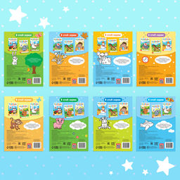 Раскраски для малышей набор, 8 шт. по 12 стр., А5