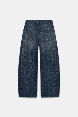 TRF BAGGY RHINESTONE JEANS - Zara фото 7