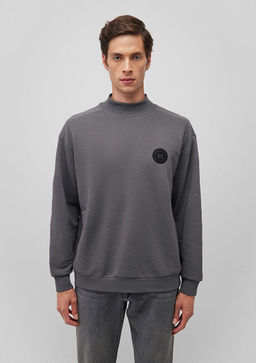 Mavi Muhur Logo Bask?l? Koyu Gri Sweatshirt  фото 3