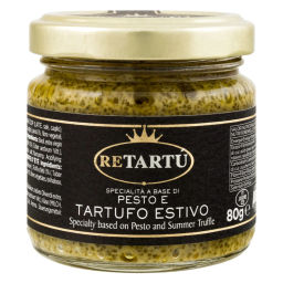 Соус RETARTU Песто с черным трюфелем 80 г, стекло, Италия
