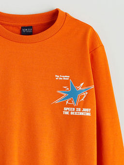 Bisiklet Yaka Erkek ?ocuk Sweatshirt