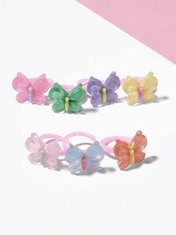 Цена за 36 шт. Кольцо «Выбражулька. Нежная бабочка», безразмерное, МИКС