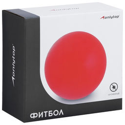 Фитбол ONLYTOP, d=65 см, 900 г, антивзрыв, цвета МИКС