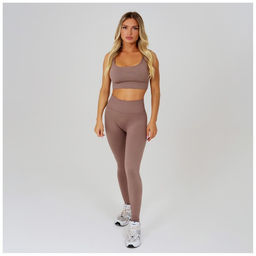 Легинсы женские спортивные ONLYTOP, размер 42-44, бежевые