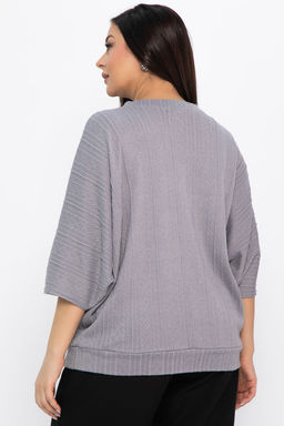 Блуза Вэнсдей (серая) Б14820-4М