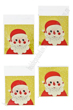 Пакеты фасовочные с рисунком Новогодний 10*10 см +3 см (100 шт) SF-7706, №3