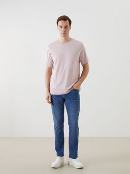 Bisiklet Yaka Penye Erkek Ti??rt