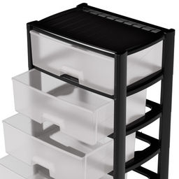 Комод "Колорит" 5-ти секцион. широкий (чёрный) М8764