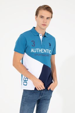 U. S. Polo Assn Мужская футболка-поло Petrol