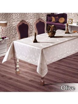 Скатерть EFOR ZEYTINDALI 160*220 (ED 310) OLIVE пудровый