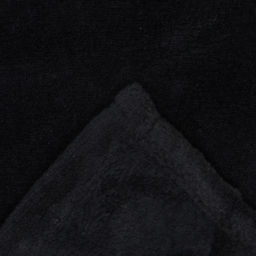 Плед с рукавами «Этель», 150×200 см, корал-флис, чёрный