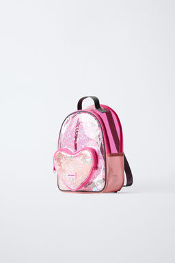 HEART VINYL MINI BACKPACK - Zara фото 2