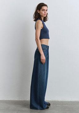 Mimi Iconic Koyu Mavi Jean Pantolon