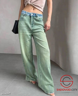 Джинсы с высокой посадкой