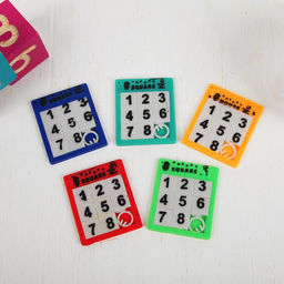 Головоломка-пятнашка Цифры, цвета МИКС